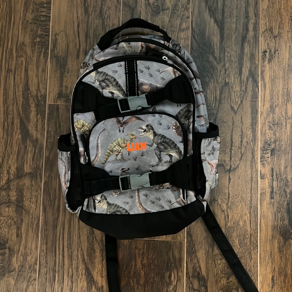 Pottery Barn Liam Backpack with Dinosaurs